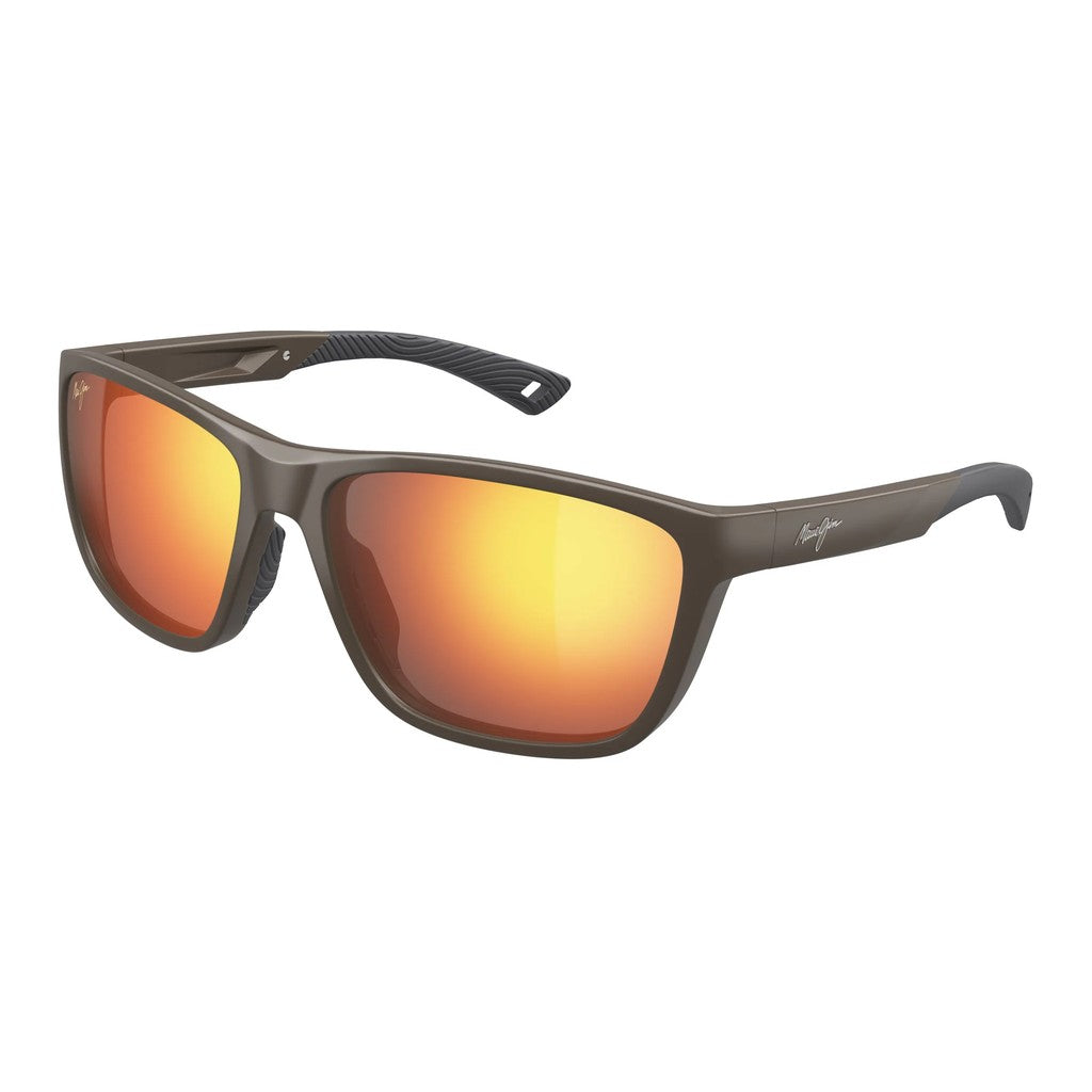 Maui Jim Makoi MM367032 Matte Solid Brown Sunglasses