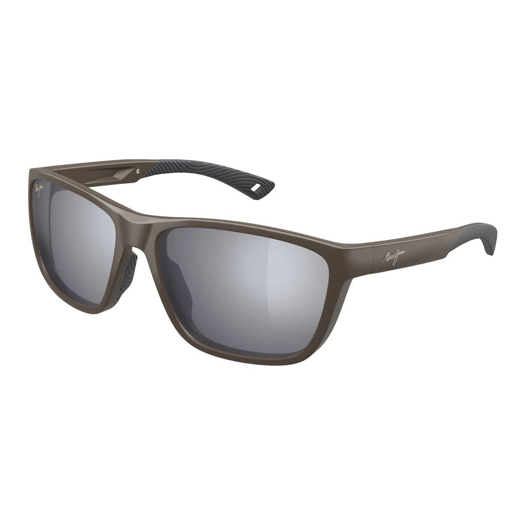 Maui Jim Makoi MM367041 Matte Solid Brown Sunglasses