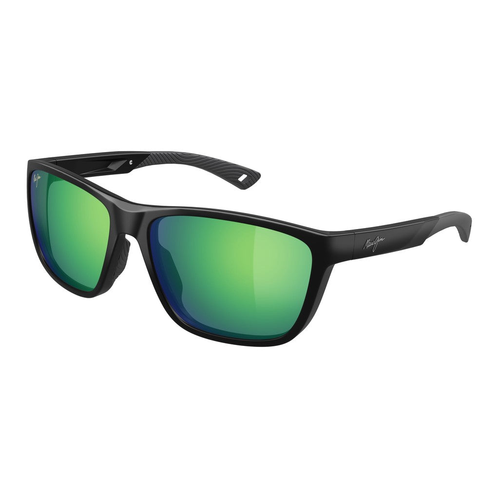 Maui Jim Makoi AF MM368007 Matte Black Sunglasses