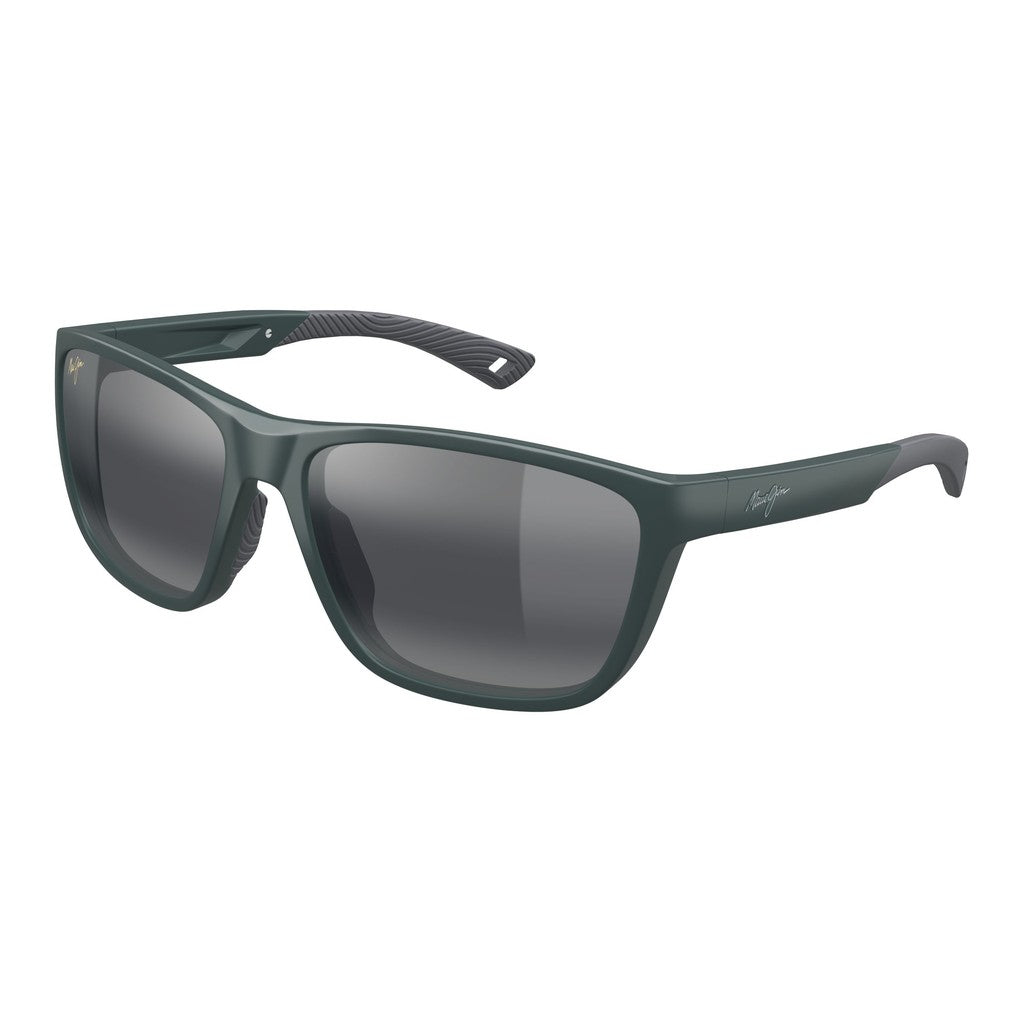 Maui Jim Makoi AF MM368015 Matte Solid Green Sunglasses