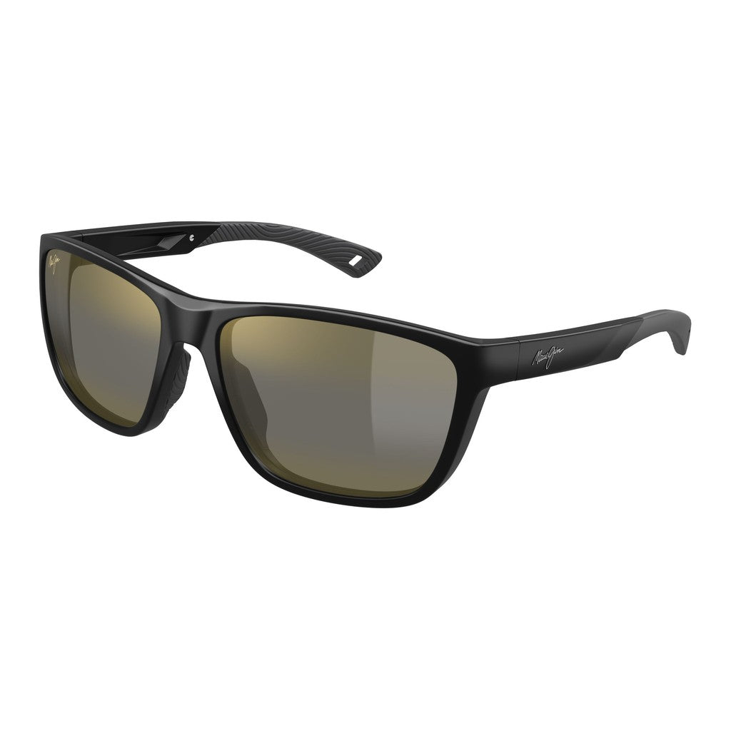 Maui Jim Makoi AF MM368016 Matte Black Sunglasses