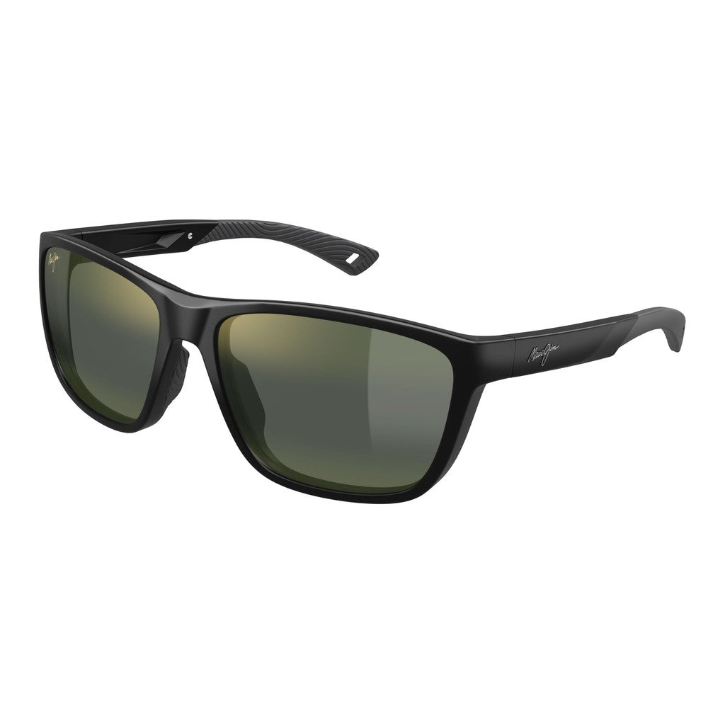 Maui Jim Makoi AF MM368022 Matte Black Sunglasses