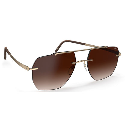 Silhouette Sunglasses, Model: RinconRimless8746 Colour: 7620