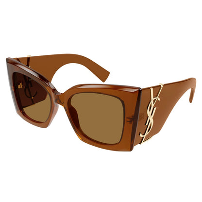 Saint Laurent Paris Sunglasses, Model: SLM119BLAZECRYSTAL Colour: 002