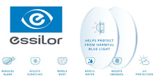 Load image into Gallery viewer, Essilor -Luxottica Single Vision prescription lenses with Crizal Prtevencia