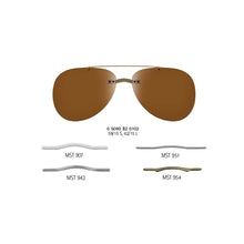 Load image into Gallery viewer, Silhouette Sunglasses, Model: CLIPON50901 Colour: B20102