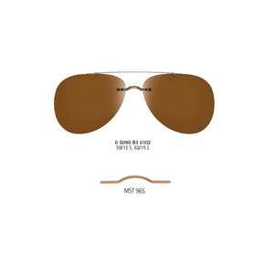 Silhouette Sunglasses, Model: CLIPON50901 Colour: B30102
