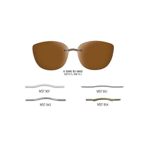 Silhouette Sunglasses, Model: CLIPON50906 Colour: B20602