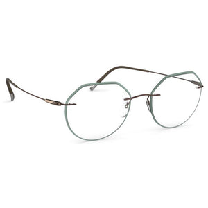 Silhouette Eyeglasses, Model: DynamicsColorwaveAccentRings5500GZ Colour: 6140