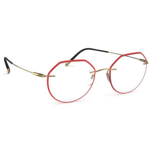 Silhouette Eyeglasses, Model: DynamicsColorwaveAccentRings5500GZ Colour: 7830