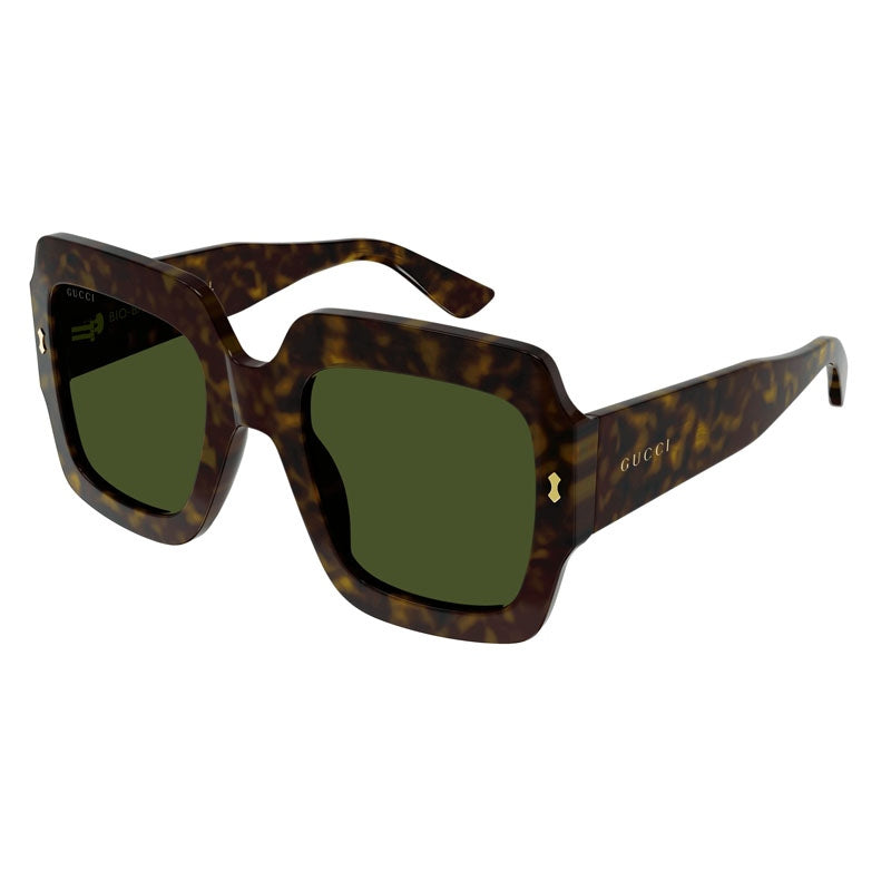 Gucci GG0053S Oversized Square Sunglasses in Black 100% UV | eBay
